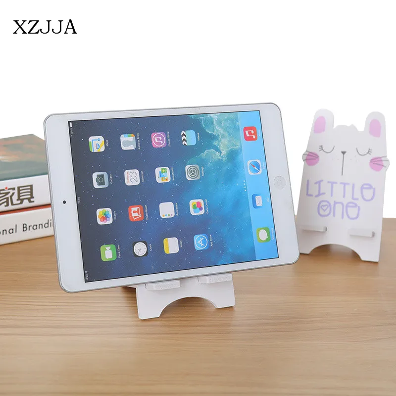 Полка для хранения сотового телефона XZJJA с милыми мультяшными животными DIY сборка