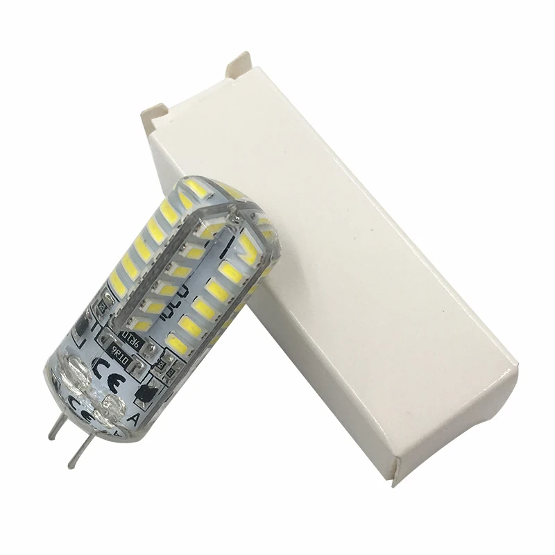 G4 24 светодиодный 32 48 Светодиодный 64 лампы 3014SMD хрустальный светильник DC12V/AC12V AC220V