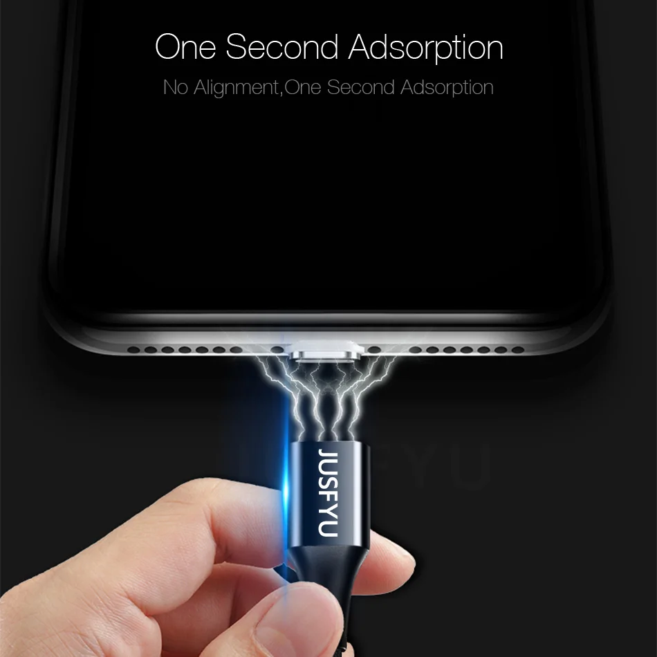 Магнитный кабель 3 0 А для быстрой зарядки iPhone XS MAX XR X 8 7 6 быстрое зарядное