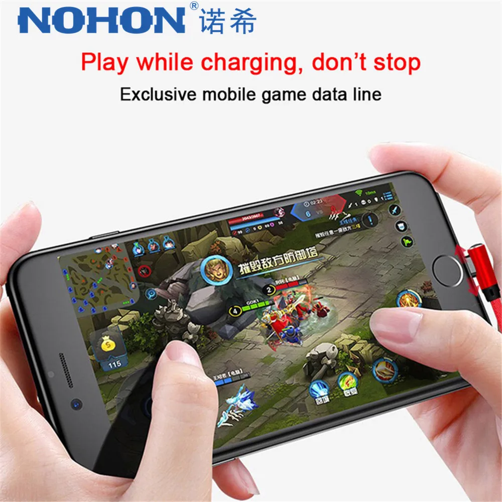 NOHON usb type-C кабель для SamSung Gaxaly S8 Plus Note 7 быстрой зарядки Xiaomi Mi5 huawei Macbook локоть