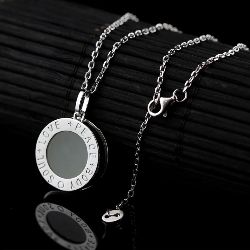 

L&P Soul Love Natural Stone 925 Sterling Silver Pendant Necklace for Women Glod Plated necklace Wholesale Gift Hot Sale