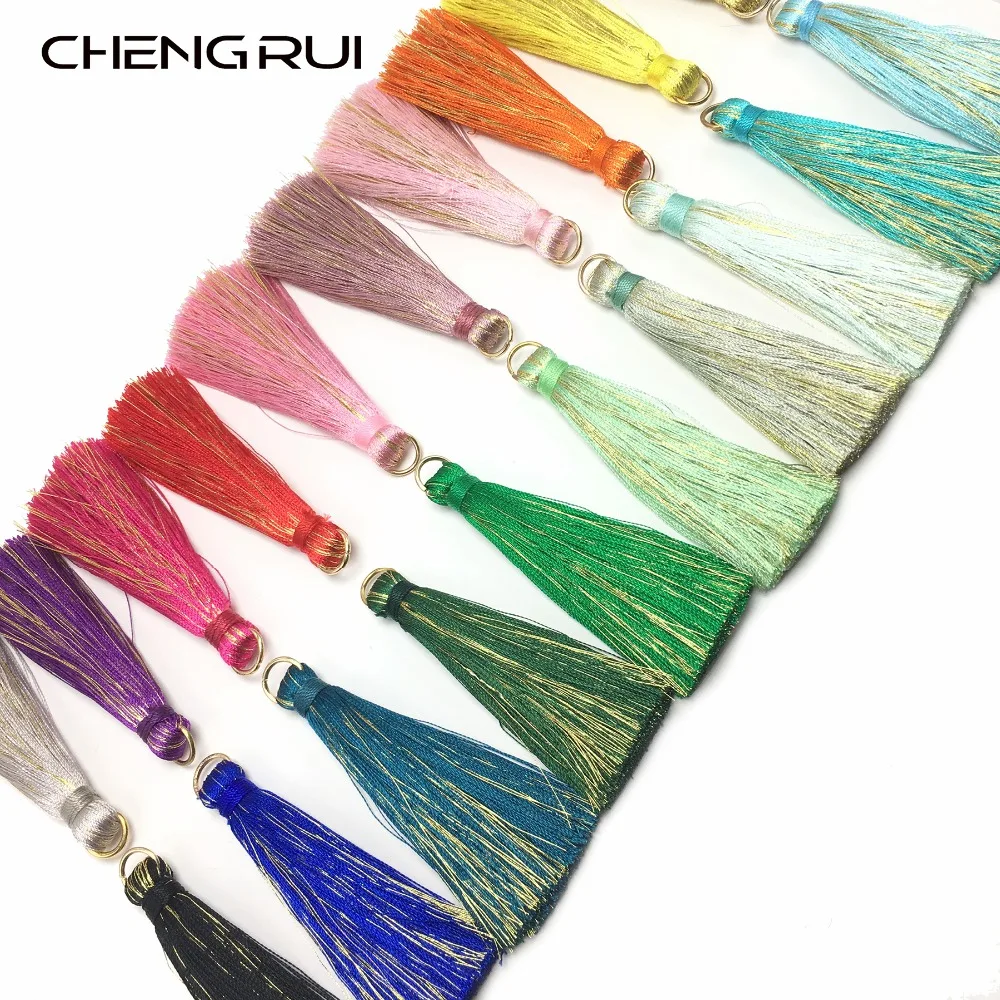 CHENGRUI L59 7 см бахрома шелковые кисточки ремесло для штор с украшением в виде