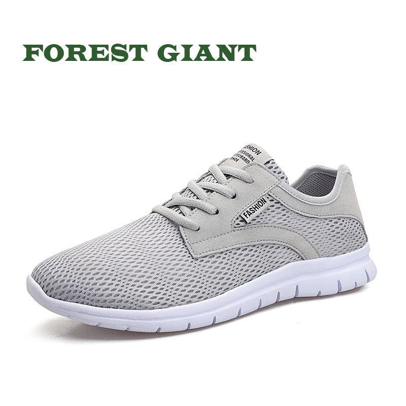 FOREST GIANT Men Casual Shoes Summer Breathable Mesh Lightweight Flats Lace Up 139 | Обувь