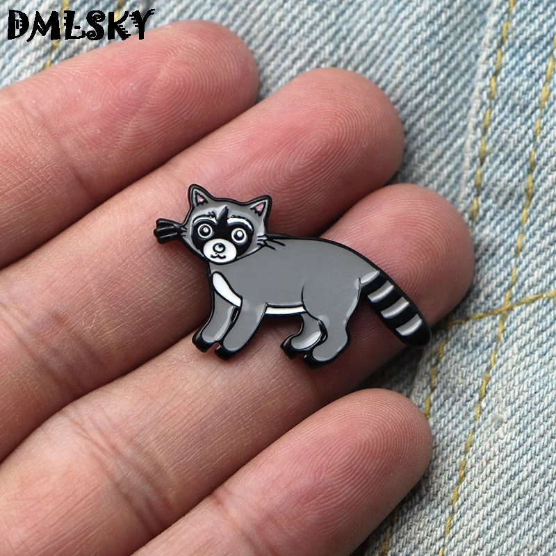 Эмалированные булавки DMLSKY в виде медведя очаровательные Милые Броши Значки для