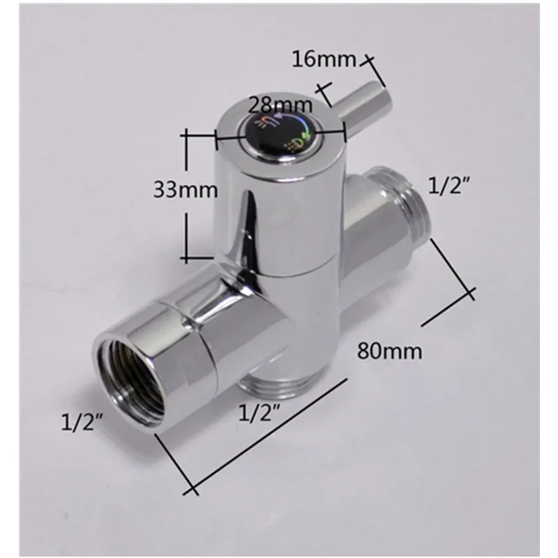 Homedec G1/2 &quotлатунный Т-адаптер/клапан для ручной душевой головки Биде