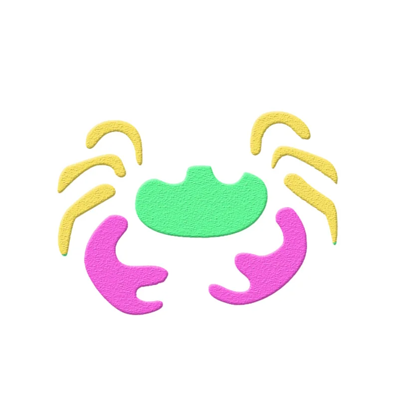 6pcs Deep-sea Animals pvc Layering Stencils for Diy scrapbook coloring painting stencil home decor diy etc. Product image |