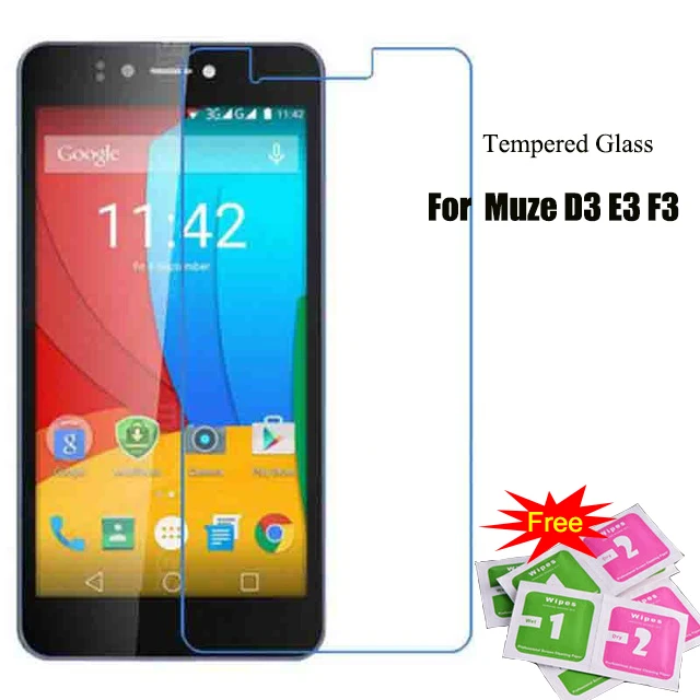 

For Prestigio Muze D3 E3 F3 Tempered Glass LCD Screen Protector 2.5 9h Safety Protective Film on Muzu D 3 E F 3530 3531 3532 ><