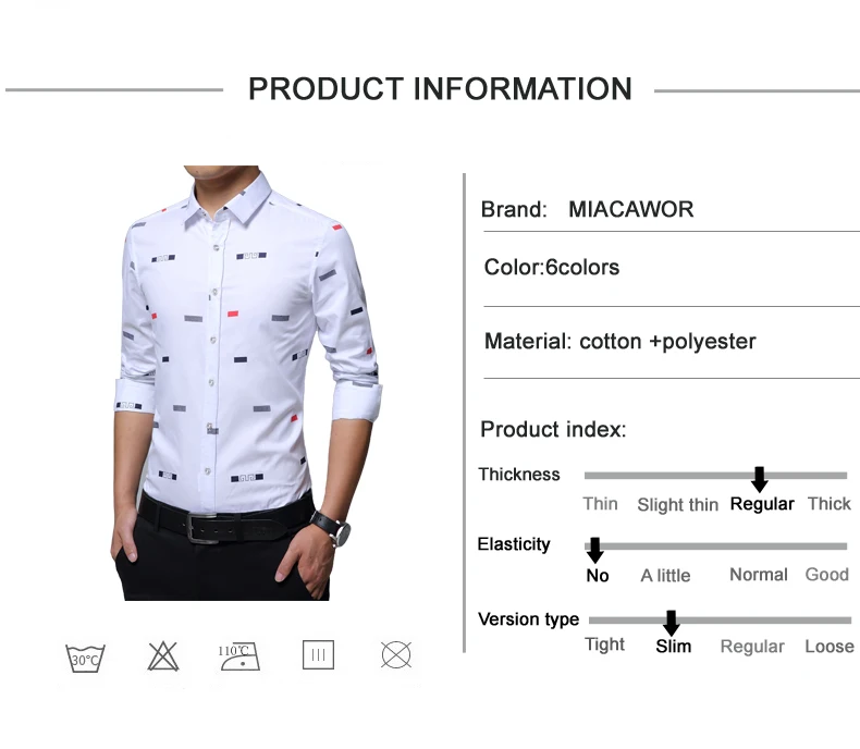MIACAWOR, новинка, мужские повседневные рубашки, модный принт, Camisa Masculina, облегающая, с длинным рукавом, Camisa Social, мужская одежда размера плюс, 5XL, C379