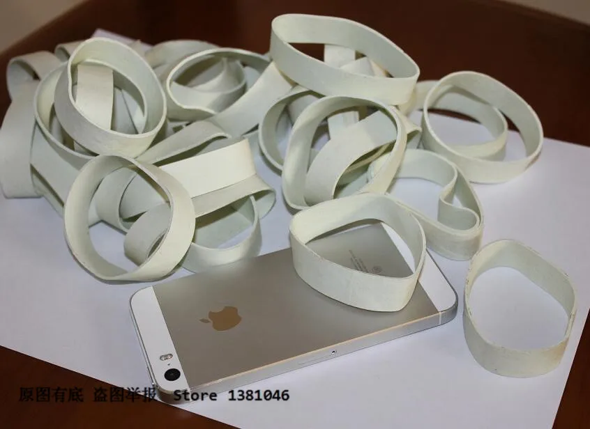 10 Pieces Strong Heavy Duty 15mm Wide White Elastic Rubber Band For Industrial Business Packaging Packing