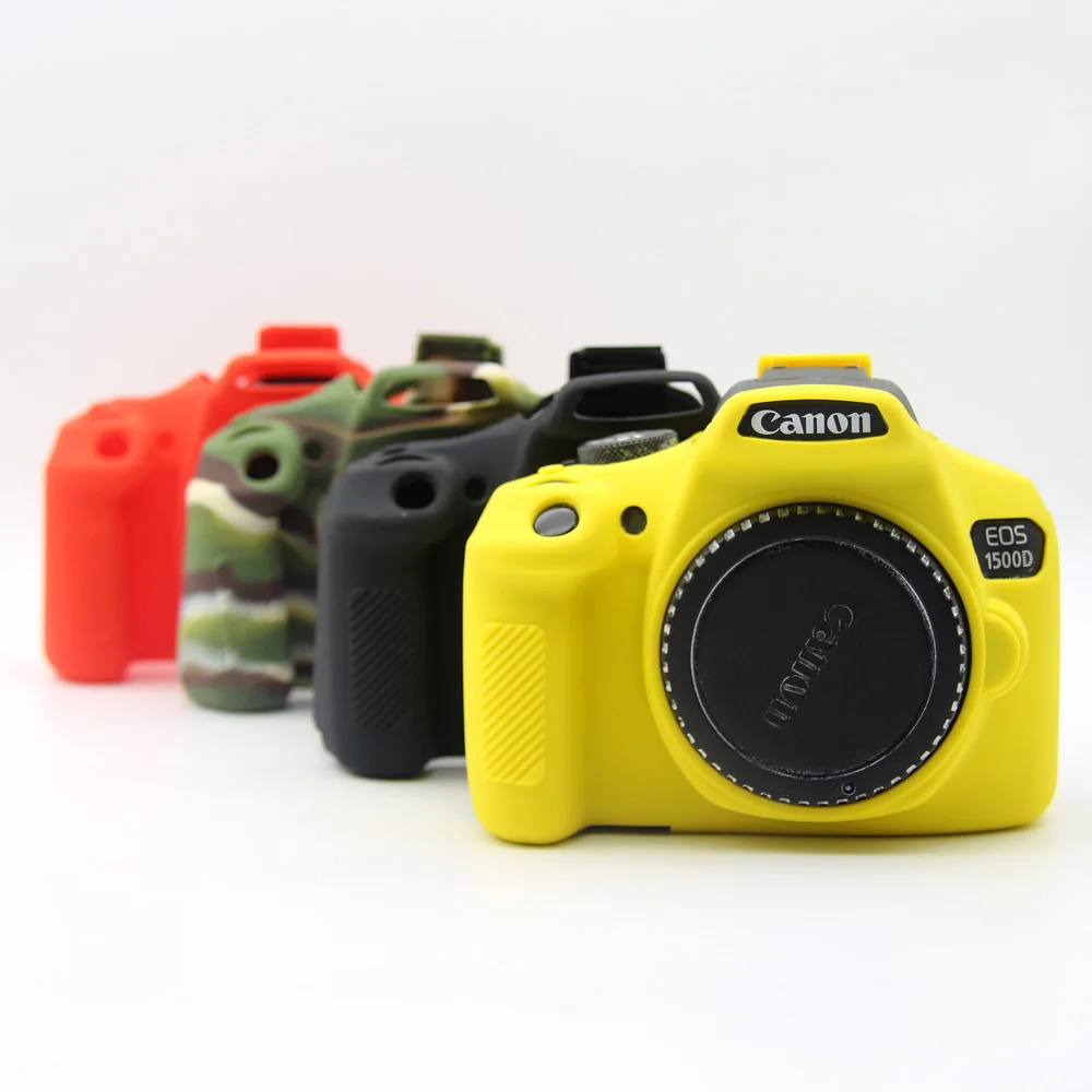 Силиконовый резиновый чехол для камеры съемный защитный Canon EOS 5D4 5D Mark IV 200D 1500D 1300D 6D
