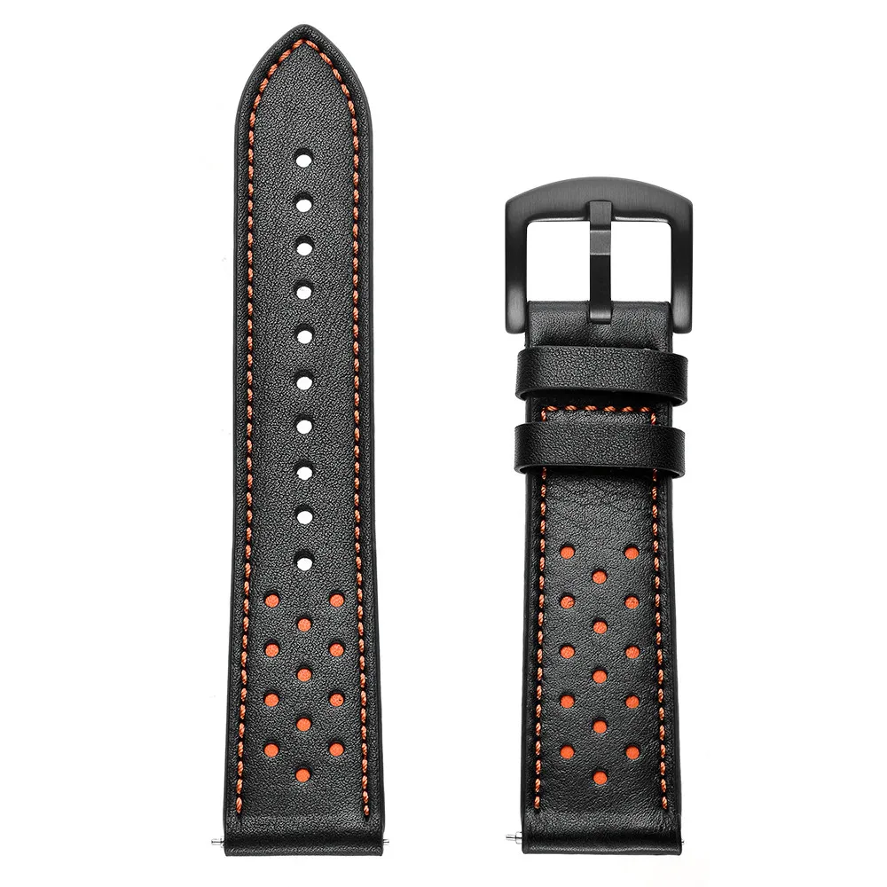 Кожаный ремешок для часов для мужчин и женщин, ремешок для часов Amazfit Stratos, умные часы 2/2 S, наручные часы, ремешок на ремне, Ремешки для наручных часов, браслет