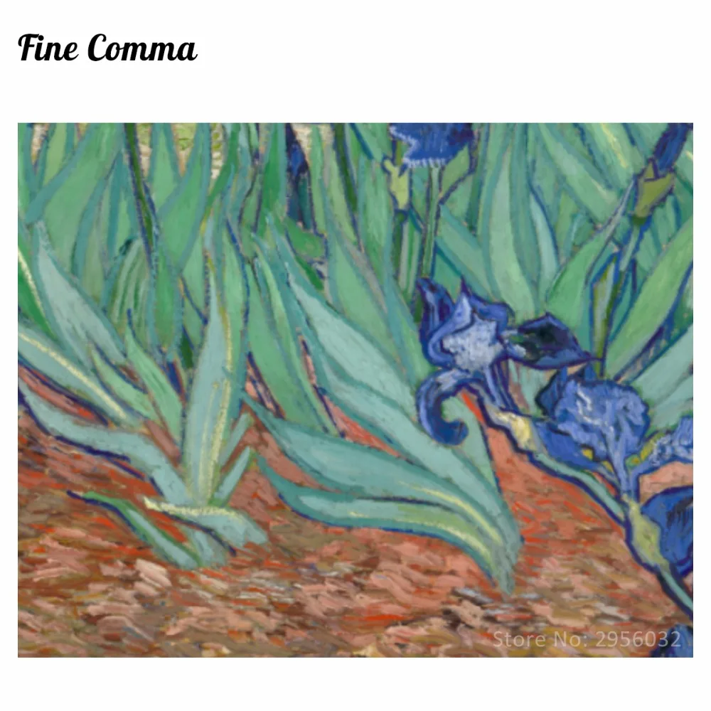 Koop Irissen Les Iris 1889 By Vincent Van Gogh Handgeschilderde Olieverf Reproductie Replica Muur Canvas Schilderij Repro Kopie Thuis