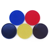 10cm rounded rubber table cup mat kitchen pvc mat pad for bar cocktail barware