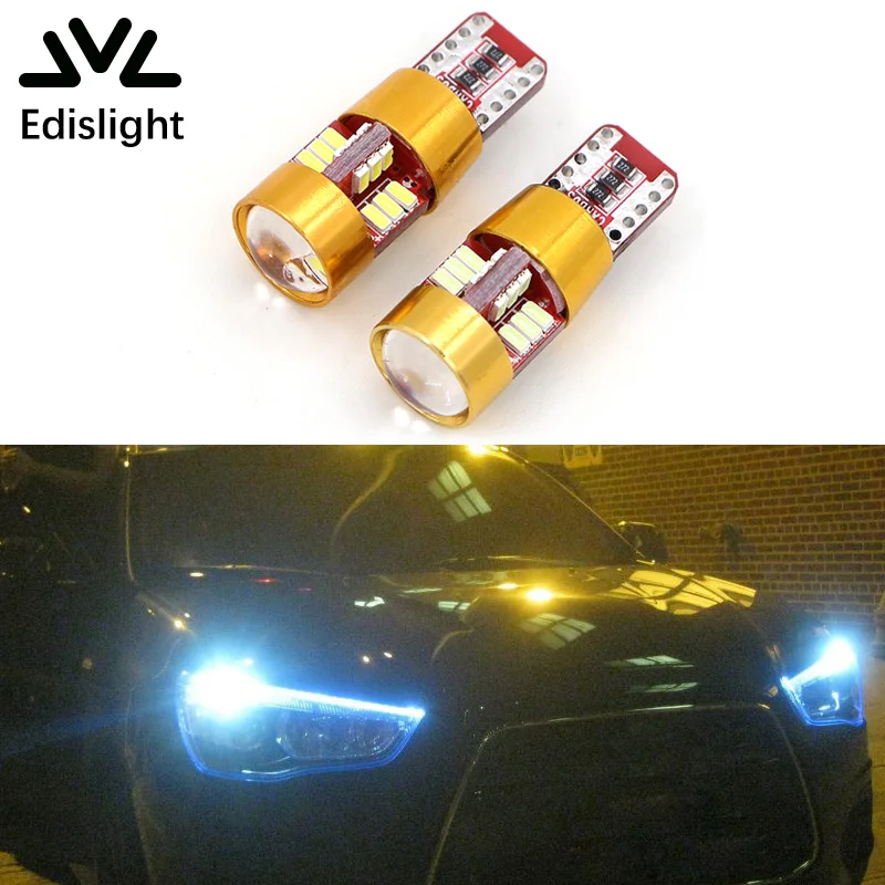 Автомобильные лампы Edislight Canbus T10 W5W 27SMD светодиодные для парковки Mitsubishi Asx Outlander Pajero