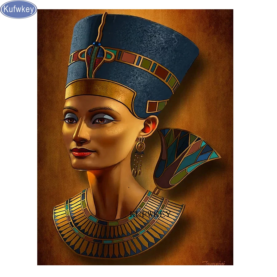 Алмазная вышивка сделай сам nefertiti 5D Египет алмазная живопись крестиком наборы 3D
