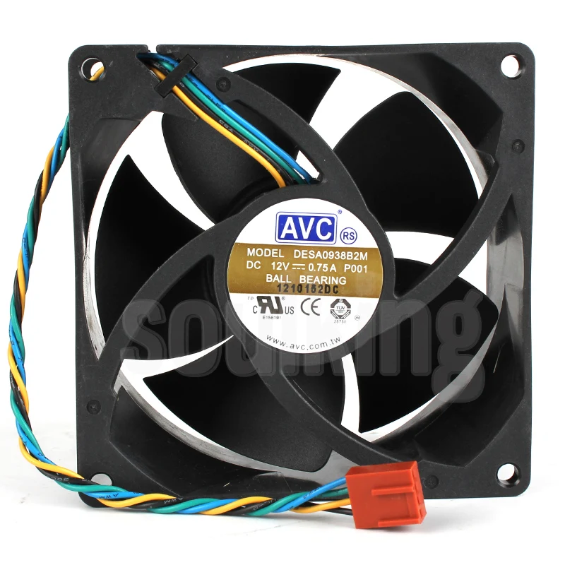 Новый вентилятор охлаждения сервера AVC DESA0938B2M DC12V 0.75A 9238