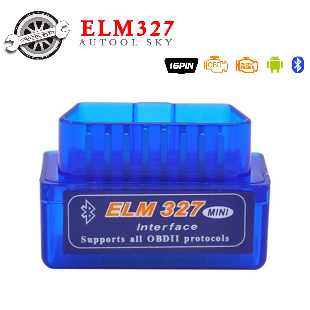Высокое Качество Супер Мини ELM327 V1.5 OBD2 II Bluetooth Авто Диагностический Сканер