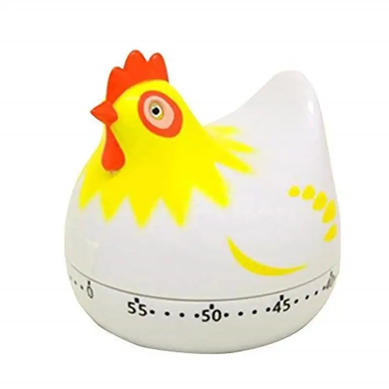 Милый мультяшный курица механический таймер для приготовления пищи на кухне