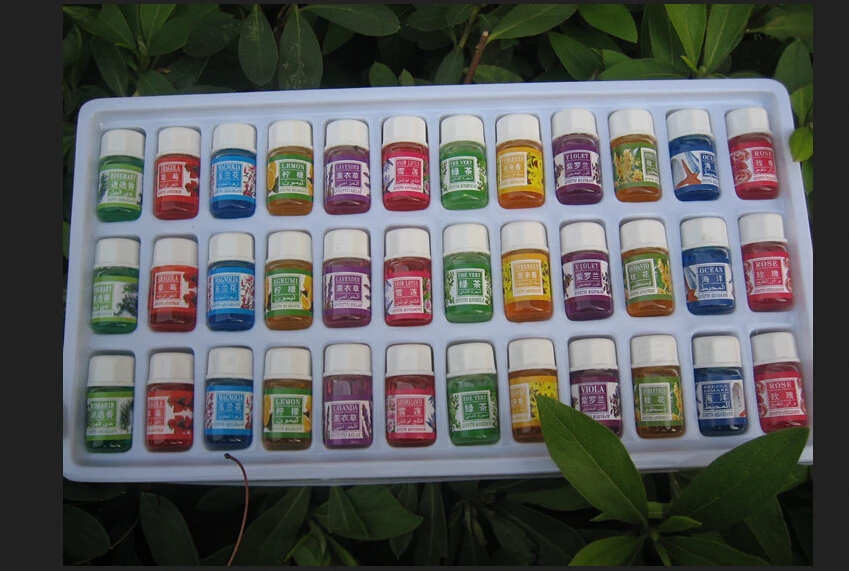 

36pcs=1sets Free Shipping skin care ,Aromatherapy essential Oil 12 Kind 3ML Fragrance Aromatherapy Oil Natural Spa Oil Pack