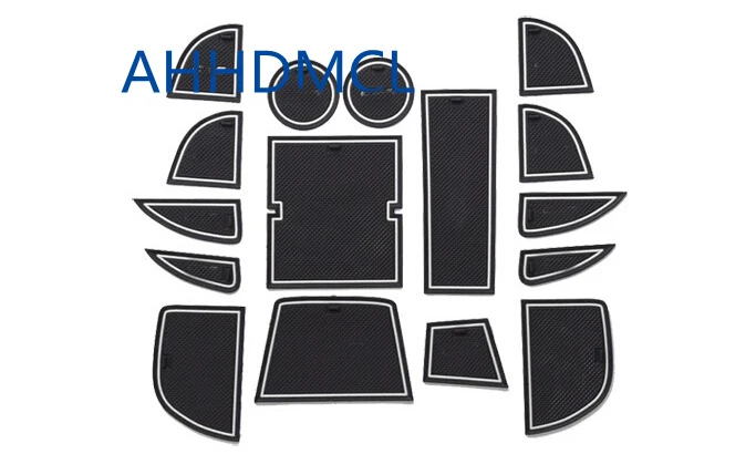 

Car Door Gate Slot Mats Cup Armrest Storage Pad Mat For Mazda CX-5 2013 2014