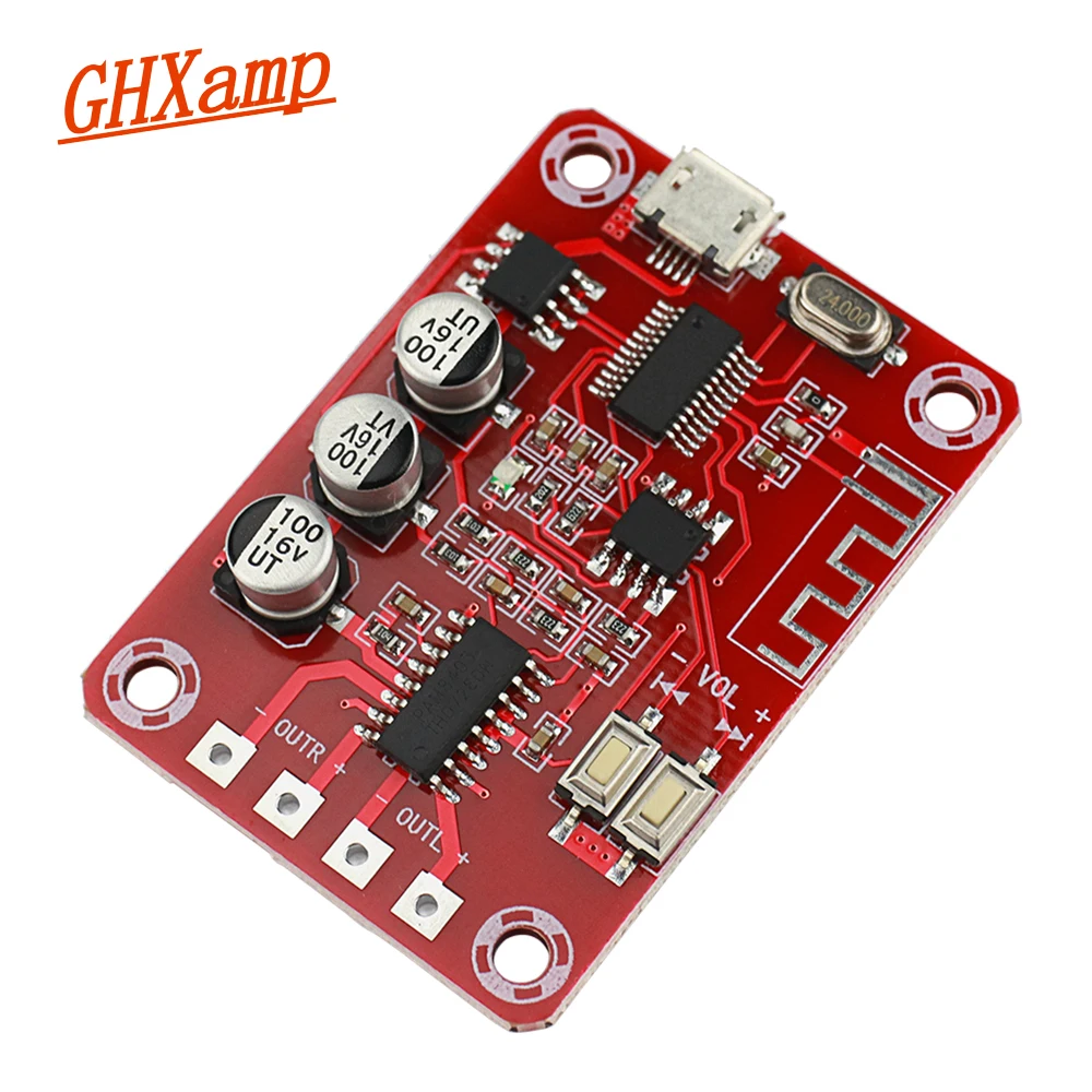 Цифровой усилитель Ghxamp DC 5 в Bluetooth мощности Вт + модуль приемника без потерь Плата