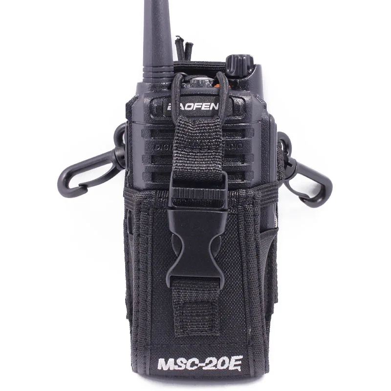ABBREE MSC-20E Big Nylon Pouch Bag Carry Case for Yaesu BaoFeng UV-XR UV-9R Plus UV-5R UV-82 TYT Mototrola Walkie Talkie Radio | Мобильные