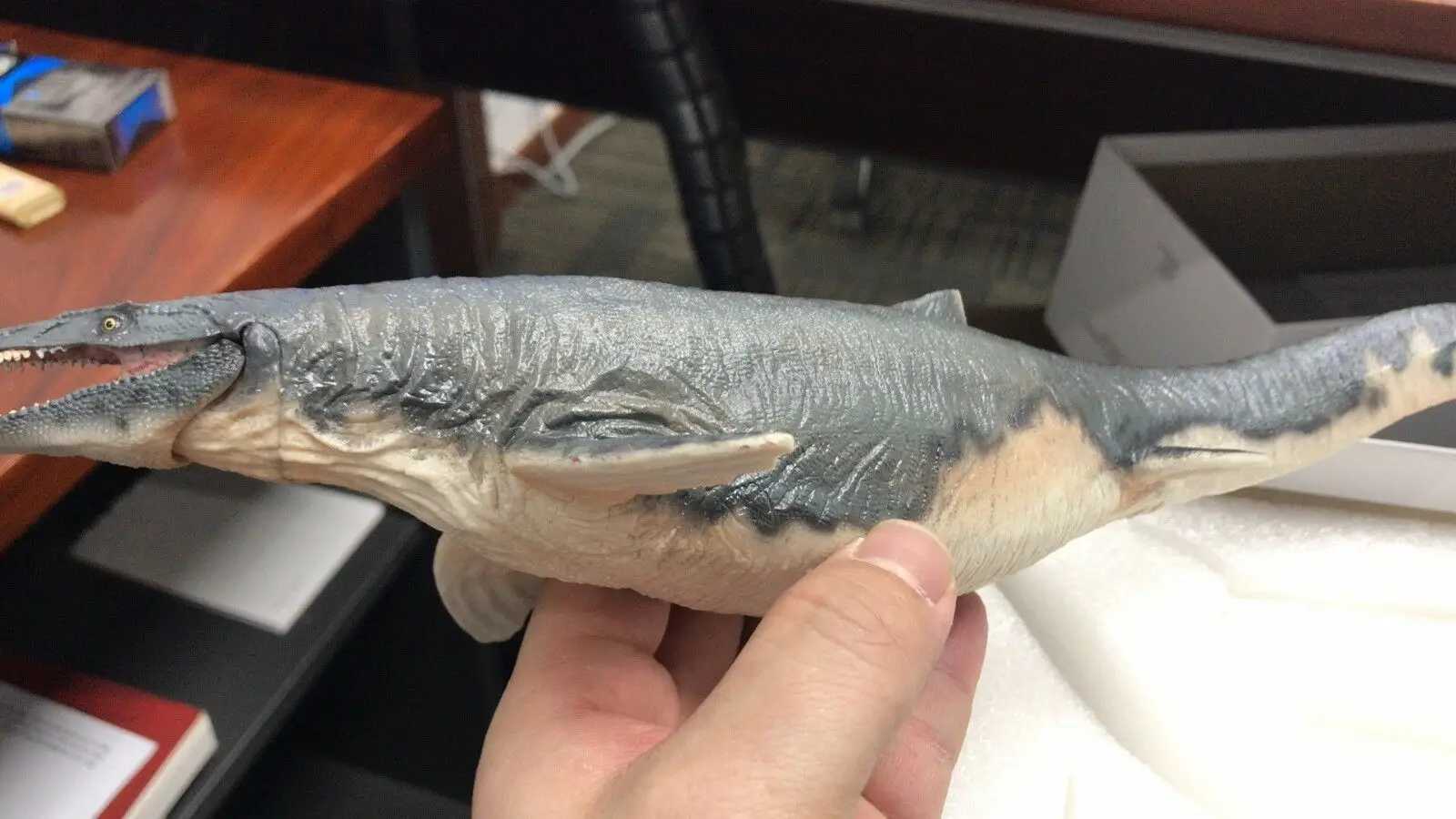 PNSO 1:35, огромные фигурки Mososaurs Mosasaurus, динозавр Юрского периода, модель животного океана, коллекция игрушек для взрослых и детей, подарок, домашний декор