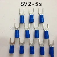 sv2 5s fork type pre insulated terminals terminals cold pressed end y type u type crimp ear copper nose sv2 5s