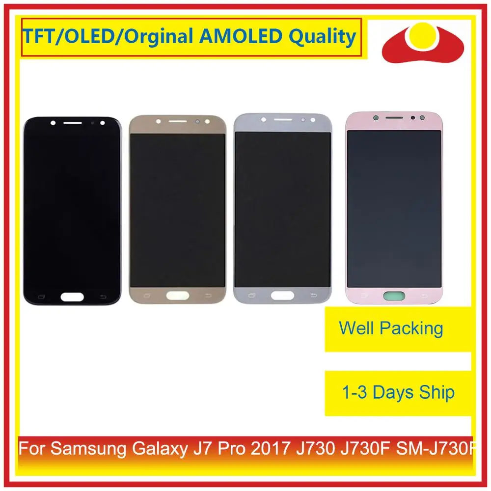 Оригинальный 5 &quotдля Samsung Galaxy J7 Pro 2017 J730 J730F SM ЖК дисплей с сенсорным экраном