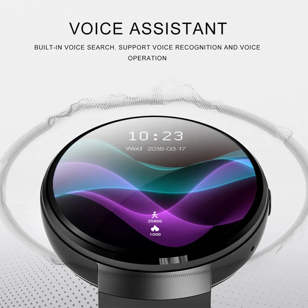 Kobwa LEM7 Смарт часы Android 7 0 Smartwatch LTE 4G телефон сердечный ритм 1 Гб + 16 памяти с камерой
