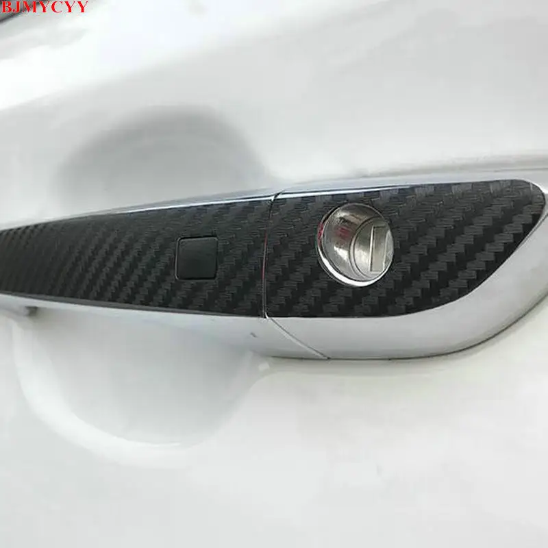 Декоративная наклейка на дверную ручку автомобиля BJMYCYY для Hyundai Kona Encino 2018