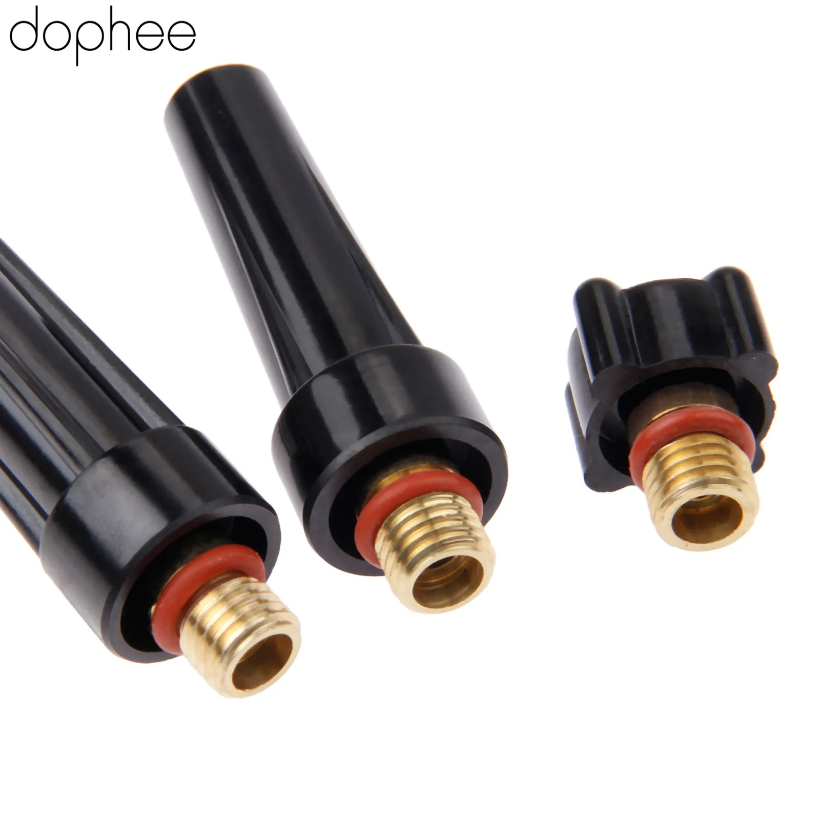 Dophee 3 шт. аксессуары для сварочных аппаратов TIG Сварочная горелка длинные средние