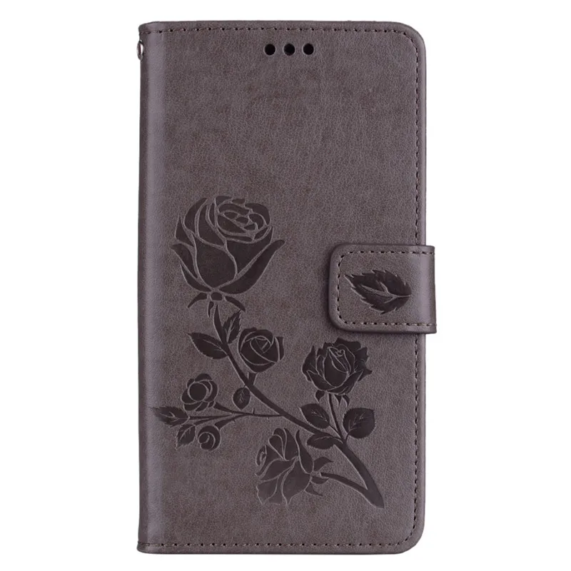 Кожаный чехол-книжка с бумажником чехол КРЫШКА ДЛЯ huawei P8 Lite ALE-L21 ALE-L23 ALE-L04 ALE-L02 чехол для телефона ALE L21 L23 L04 L02 P8 Lite чехол s - Цвет: Gray