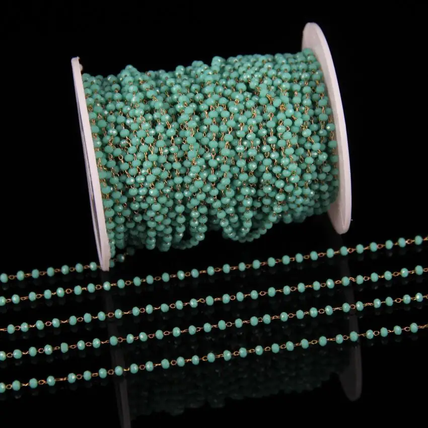 Граненые круглые бусины цвета светло светильник стекла насыпью 1 10 метров 2x3 мм