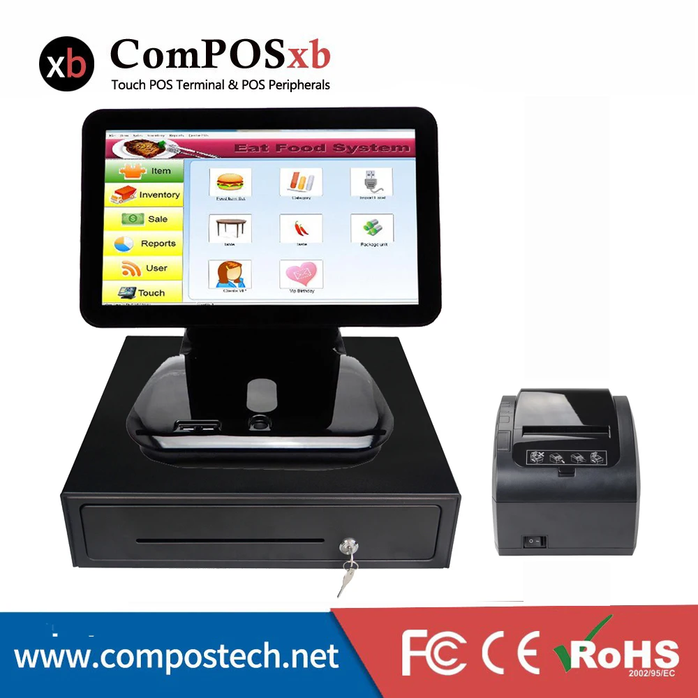 Оптовая продажа 15 6 дюймов новый дизайн точка продажи pos терминал windows розничная