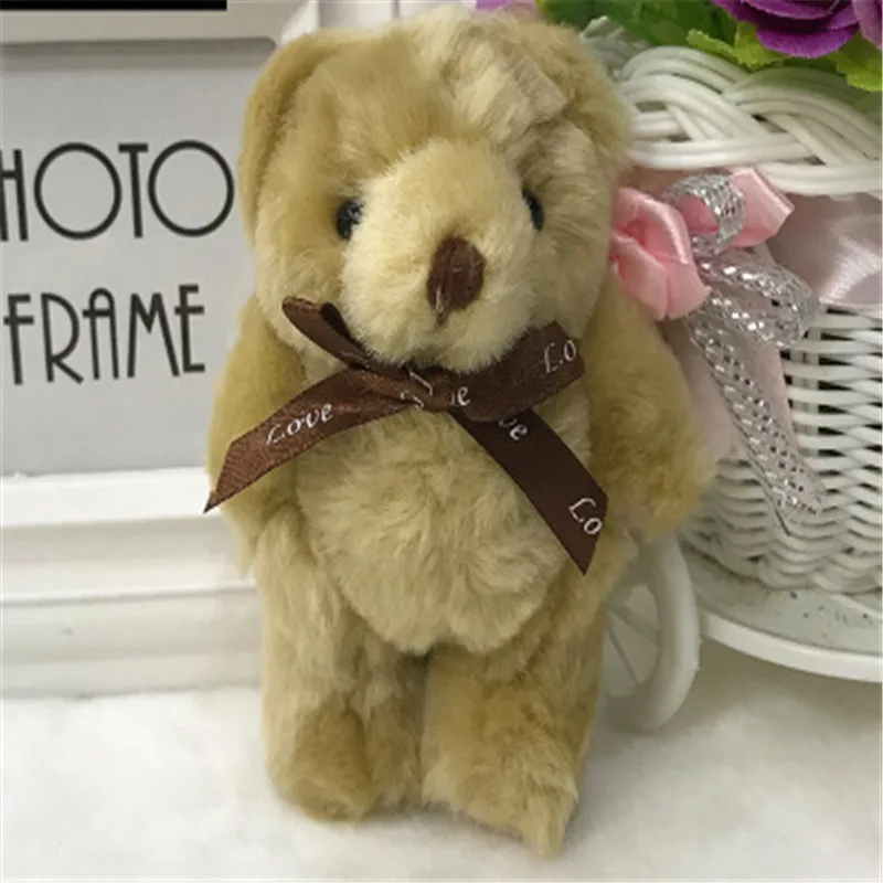 Акция 12 штук Милые мишки игрушки для букета высокое качество мягкие плюшевые