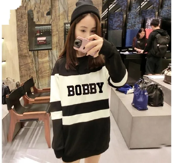 KPOP Korean Fashion IKON NEW KIDS BEGIN Album Concert Cotton Hoodies Hat Clothes K-POP Pullovers Sweatshirts harajuku hoodies | Женская