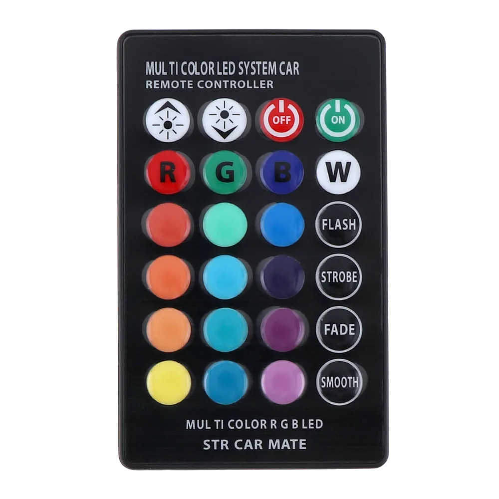 2 шт. 12V T10 5050 светодиодный RGB многоцветное авто Интерьер светильник Клин для лампы
