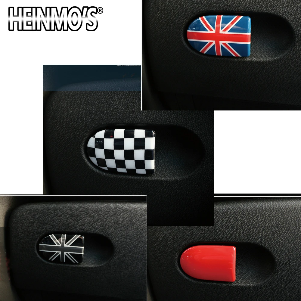 Аксессуары для MINI Cooper, коробка для хранения, ручка, наклейка для MINI Cooper F56 F55 F57 для MINI F56, автомобильный стиль, украшение интерьера