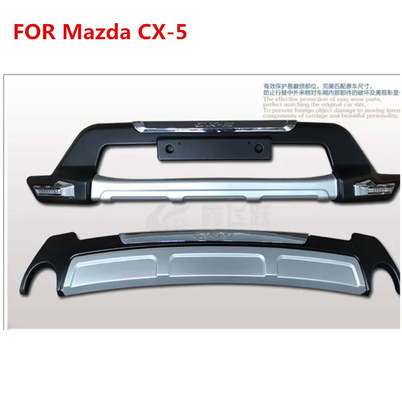 

High quality plastic ABS Chrome Front+Rear bumper cover trim For mazda cx-5