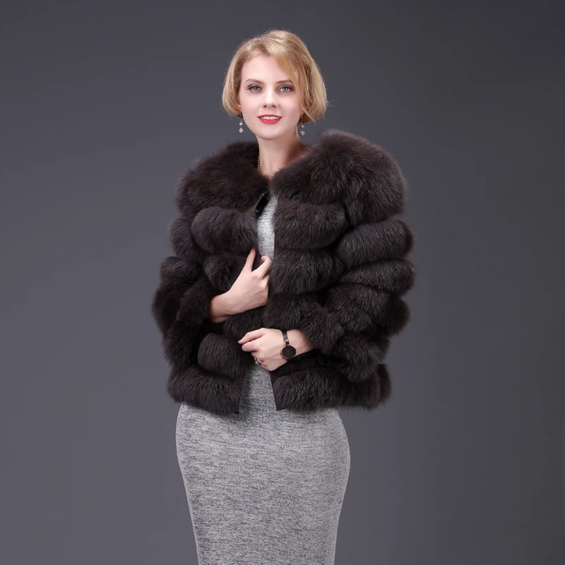 

Real fox fur coat, Ladies Short Coat, Detachable Vest, Keep Warm in Autumn and Winter, Fashion and Leisure