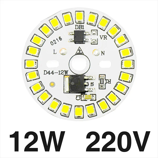 12W 5PCS 5 шт. светодиодный SMD чип 3W 5 Вт 7 Вт 9 Вт 12 Вт 15 Вт Светодиодный светильник ac220в умный IC светодиодный светильник для DIY лампа Точечный светильник Холодный белый Теплый белый - Испускаемый цвет: 12W 5PCS