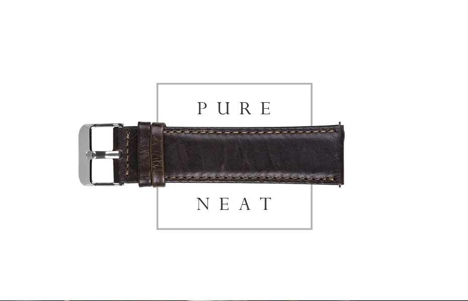 HOCO Quick Release Watch Band 20 мм ремешок из натуральной кожи для huawei Часы Спорт Смарт часы Ретро замена Браслет