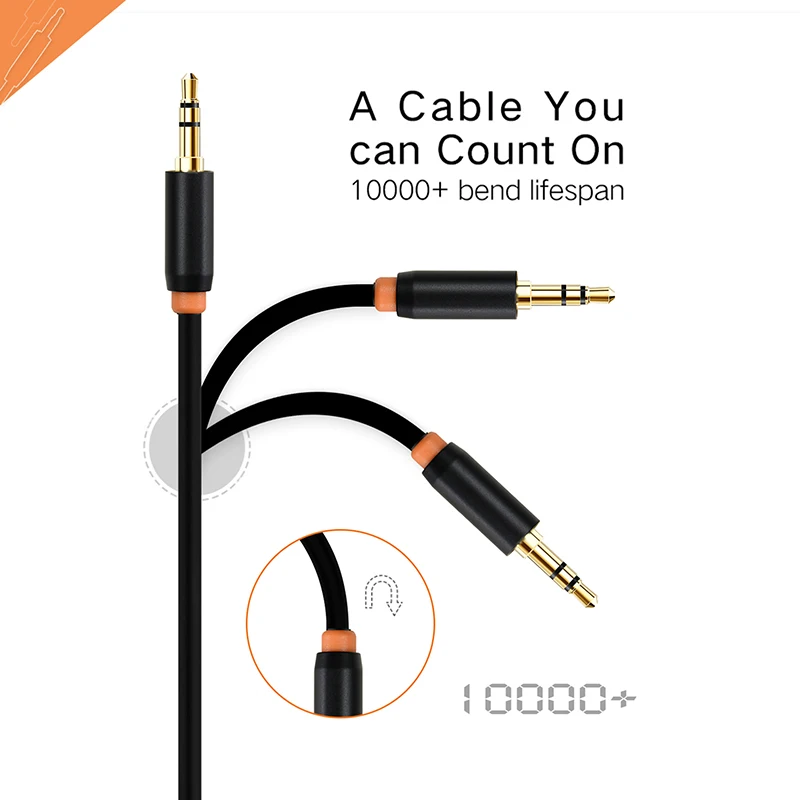 Кабель Cabletime RCA 2rca 3 5 аудиокабель 2RCA Aux штекер-штекер Rca мм для телефона Edifer