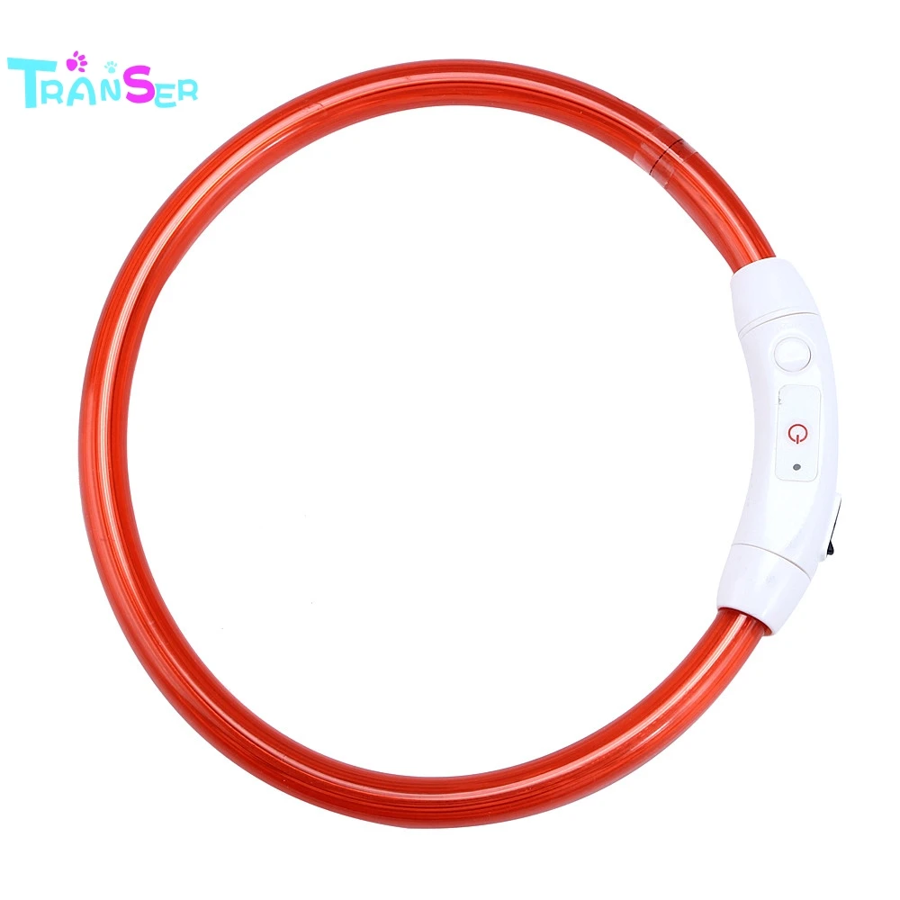 Перезаряжаемый Водонепроницаемый светодиодный ошейник для собак oct20 P40|dog collar|pet