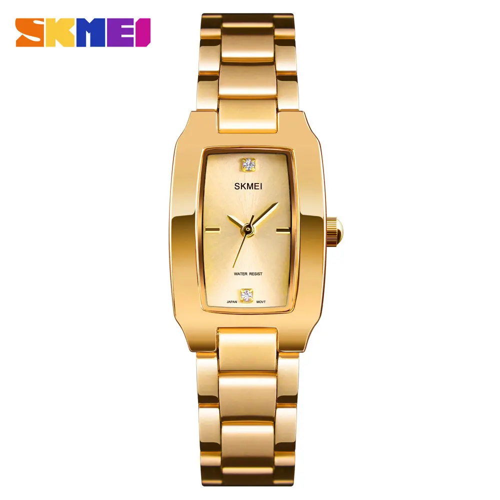 SKMEI Watch1400 женские часы Креативные Часы из нержавеющей стали браслет Relogio Feminino Montre
