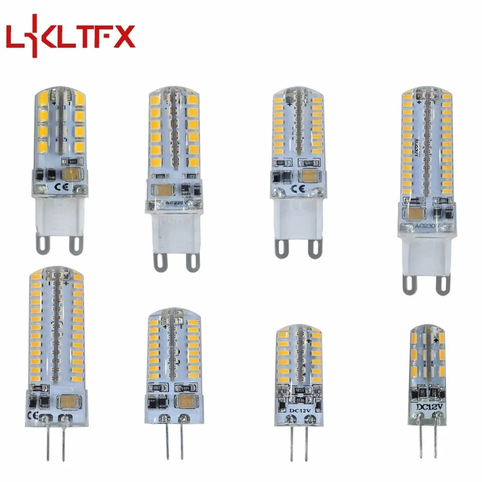 1 шт./лот G4 G9 LED Лампочки 220 В лампы кукурузы градусов SMD3014 2835 светильник люстра