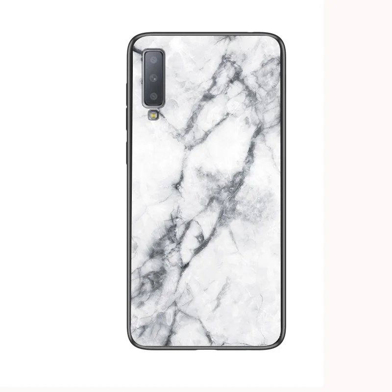 1 Мрамор Стекло чехол для samsung Galaxy S10E S9 S8 S10 плюс M10 M20 A10 A20 A30 A40 A50 A60 A70 A7 J4 J6 плюс J8 Note 9 8 чехол - Цвет: 1