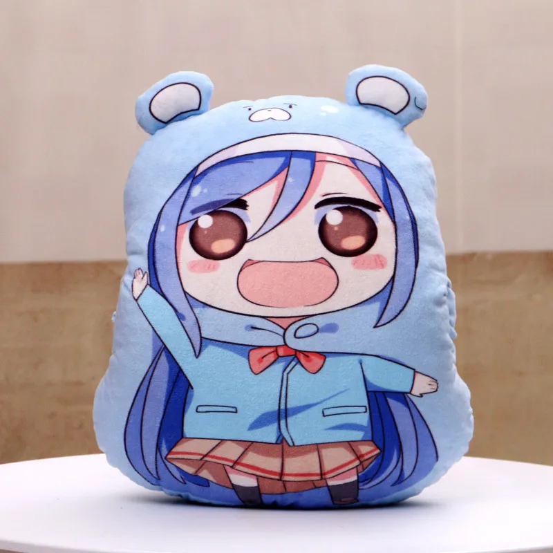 Аниме Bokutachi wa Benkyou ga Dekinai Ogata Rizu Косплей Кукла Мягкая Плюшевая мягкая задняя подушка грелка для рук Подушка подарок - Цвет: MDECY01
