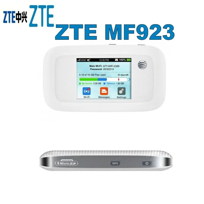 ZTE MF923 4G LTE Мобильная точка доступа разблокирована|3G/4G роутеры| |